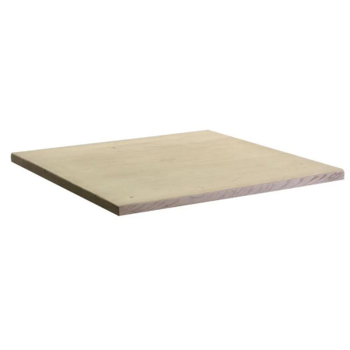 Plateau de table en résine pour extérieur rectangulaire naturel