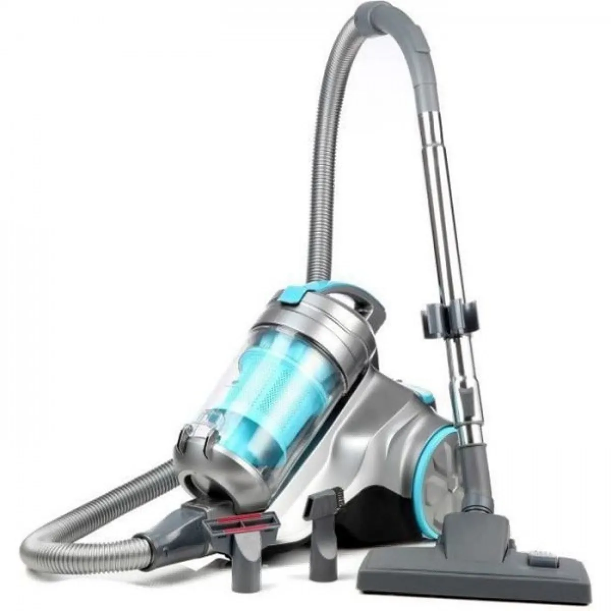 Aspirateur Balai CONTINENTAL EDISON VC800SB Silentium Aspirateur traîneau sans sac - 800W - 76 dB - A - Bleu