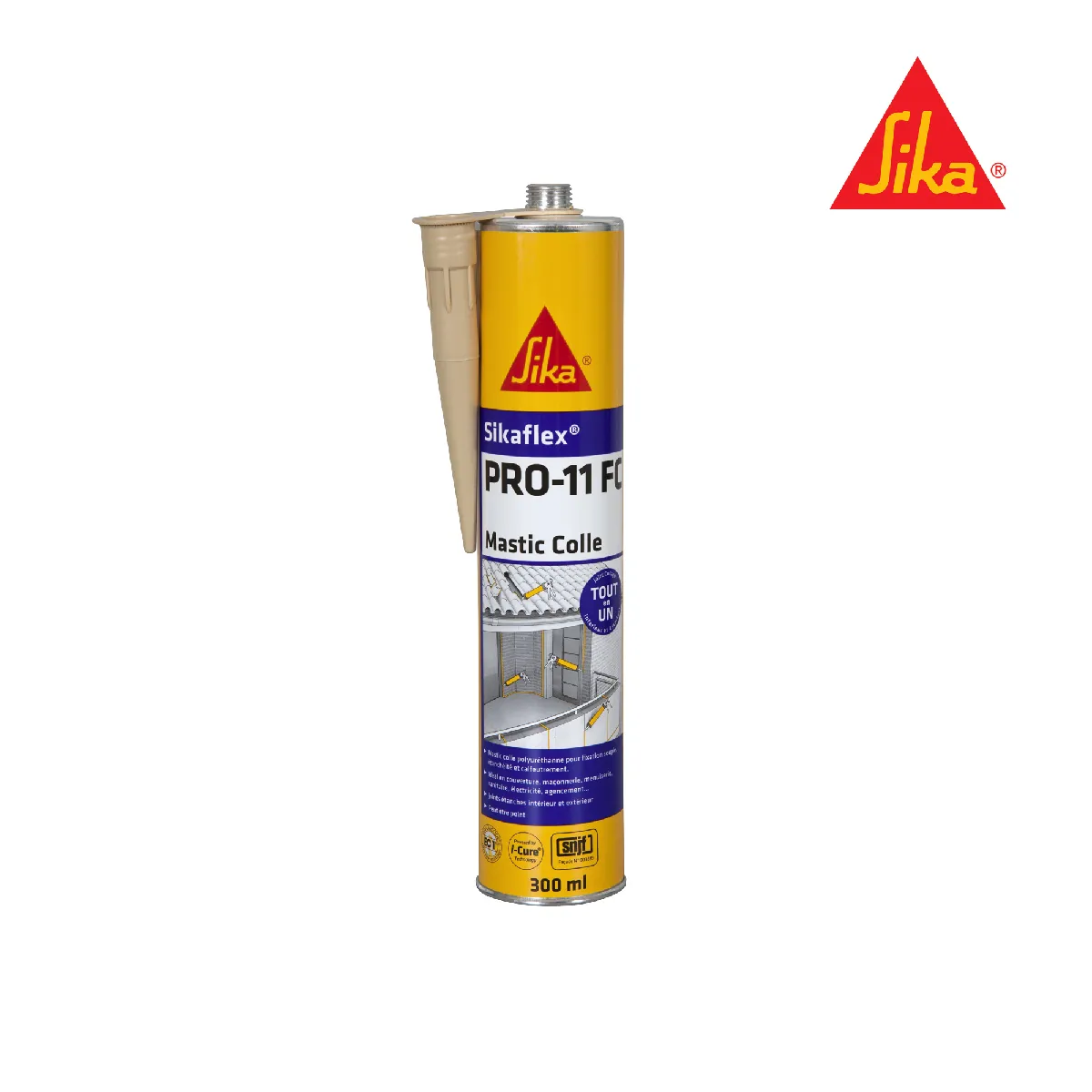 Mastic colle SIKA Sikaflex PRO 11 FC - Beige - 300ml