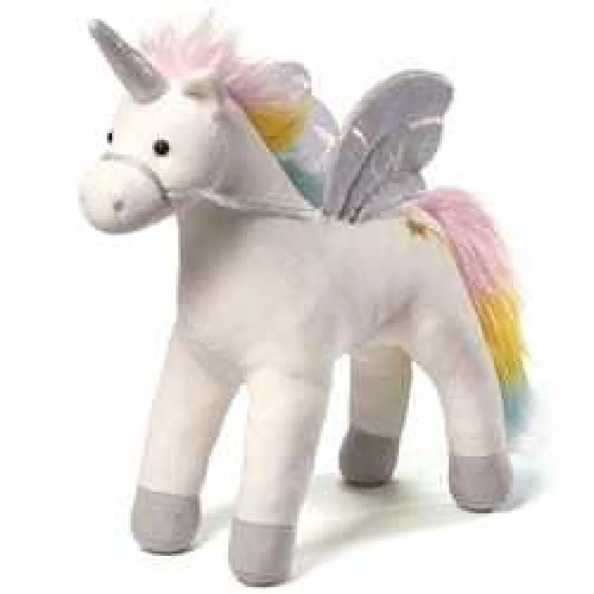 Peluche Licorne magique sonore et lumineuse