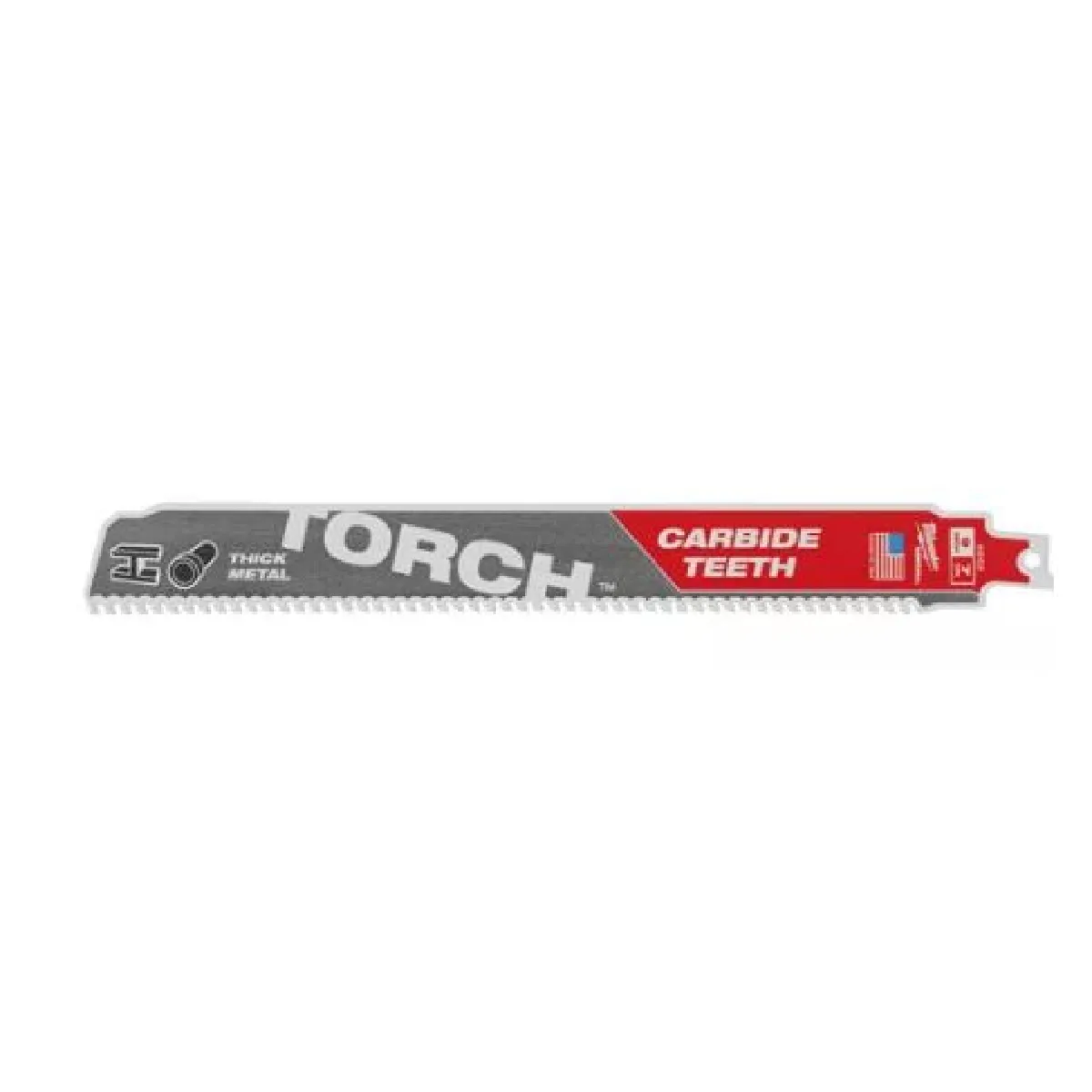 Lame scie sabre Metal TCT Torch 230 mm MILWAUKEE - Lot de 5 - 48005502