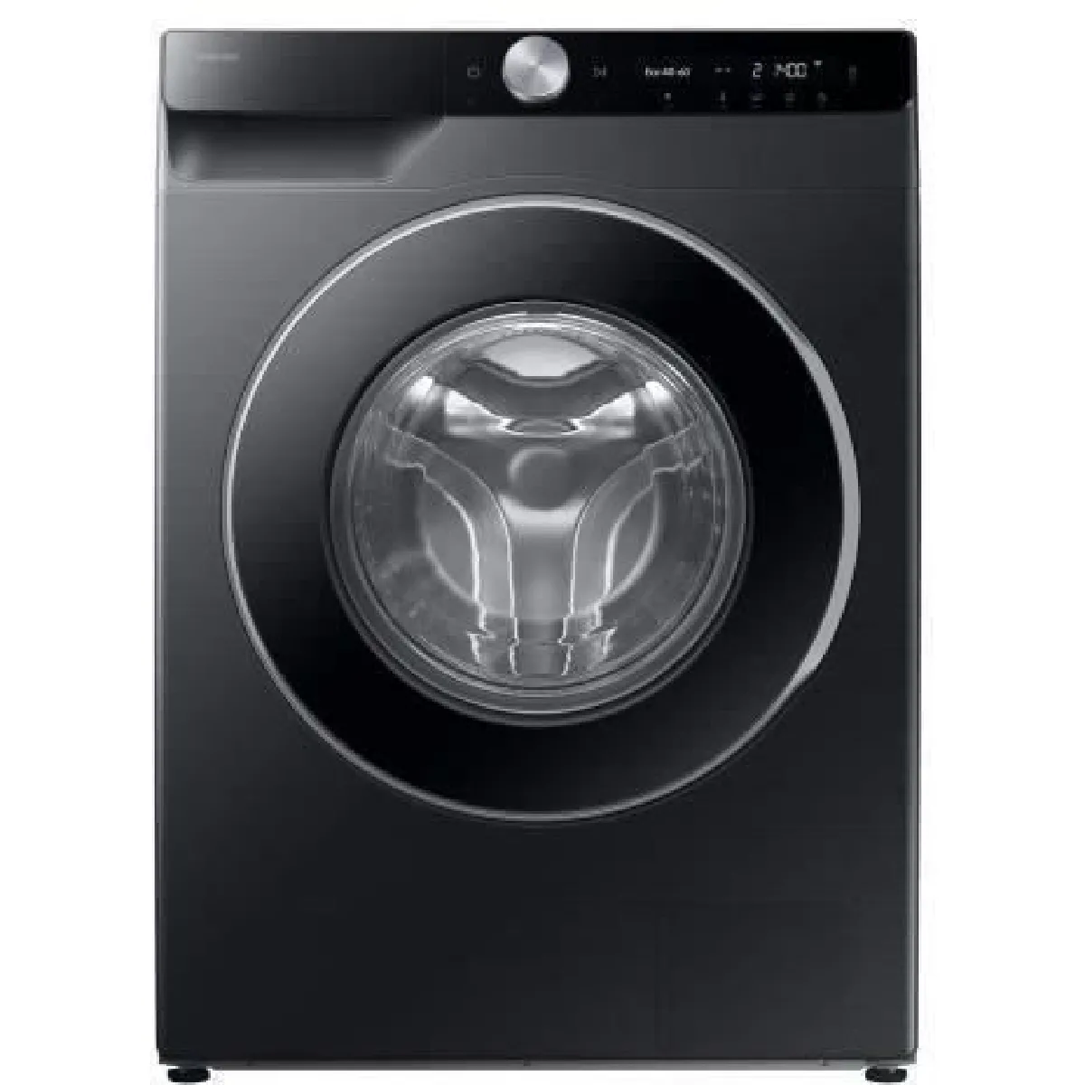 Lave-linge hublot SAMSUNG AI Ecobubble™ WW90DG6U25LB - 9 kg - Induction - L60cm - 1400 trs/min - Connecté - Noir