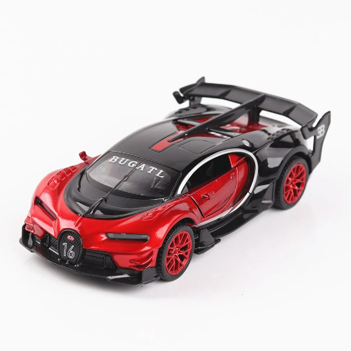 1: 32 Voiture jouet Bugatti GT Jouet en métal Voiture en alliage Jouet moulé sous pression Modèle de voiture Modèle de miniature Voiture Jouet Jouet pour enfants(Rouge)