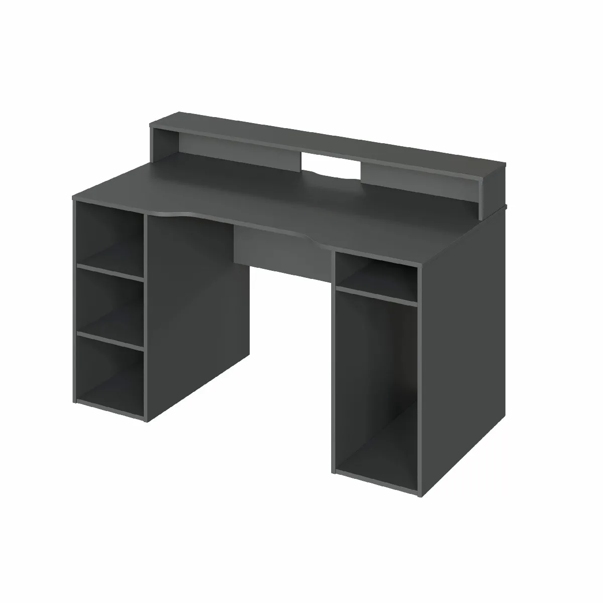 Table d'ordinateur Gamer - Gris anthracite Gris anthracite