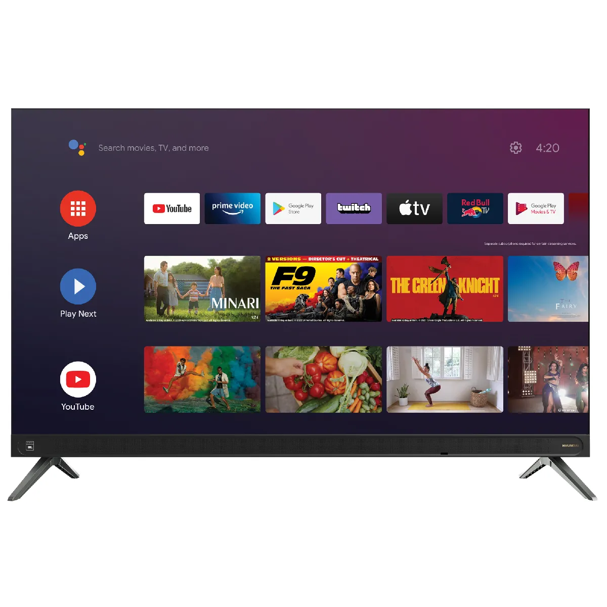 TV Android 50'' 4K JBL 127 cm Barre de son JBL -HDR 10