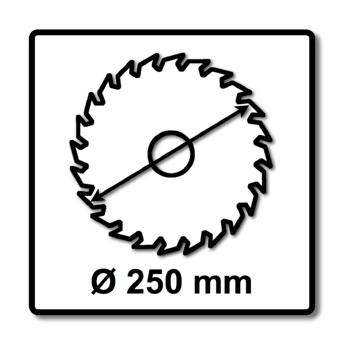 Bosch Scie circulaire sans fil Expert for Wood 250 x 1,6 x 30 mm - 48 dents pour bois ( 2608644523 )