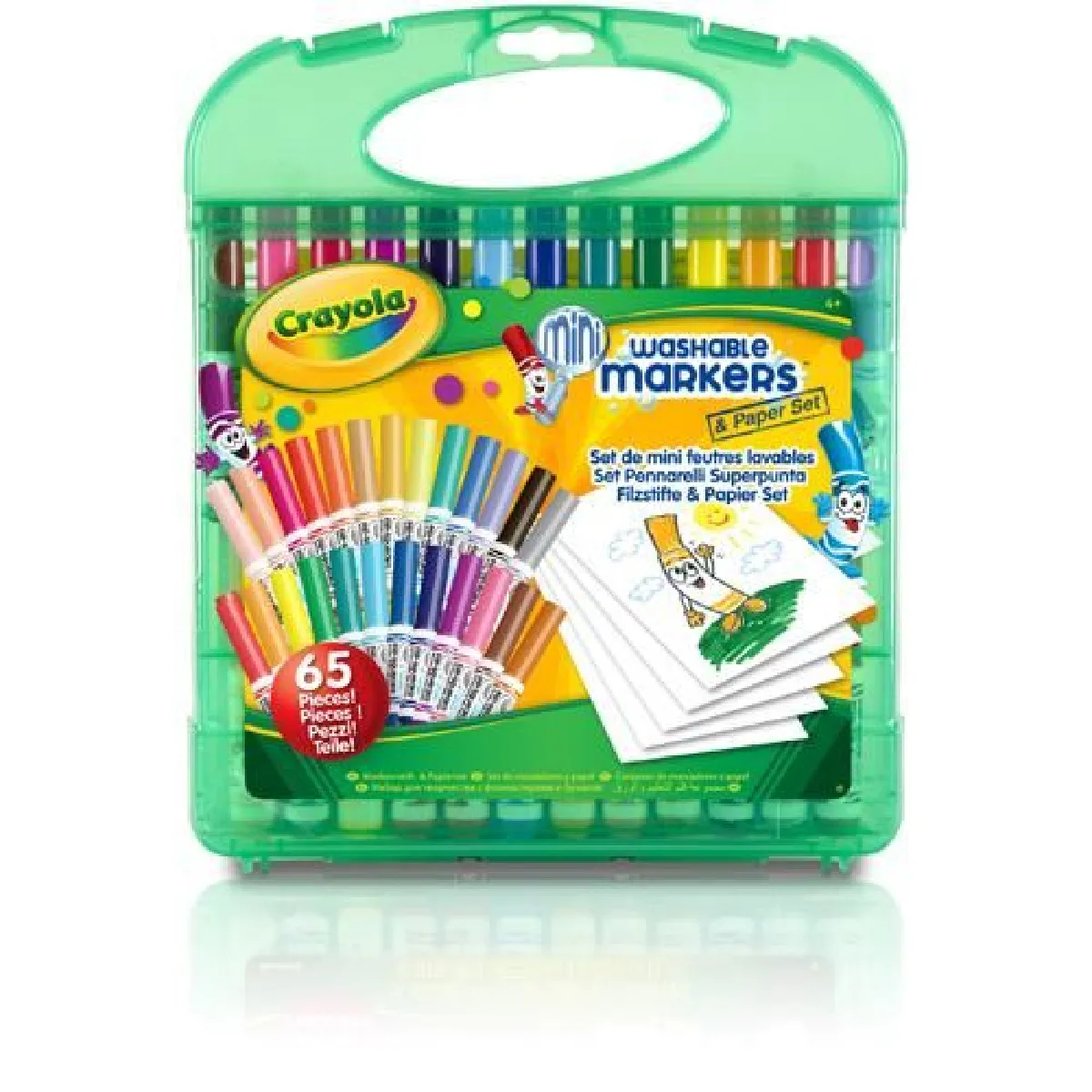 Crayola - 04-5227-E-000 - Mallette De Mini Feutres À Colorier - Lavables