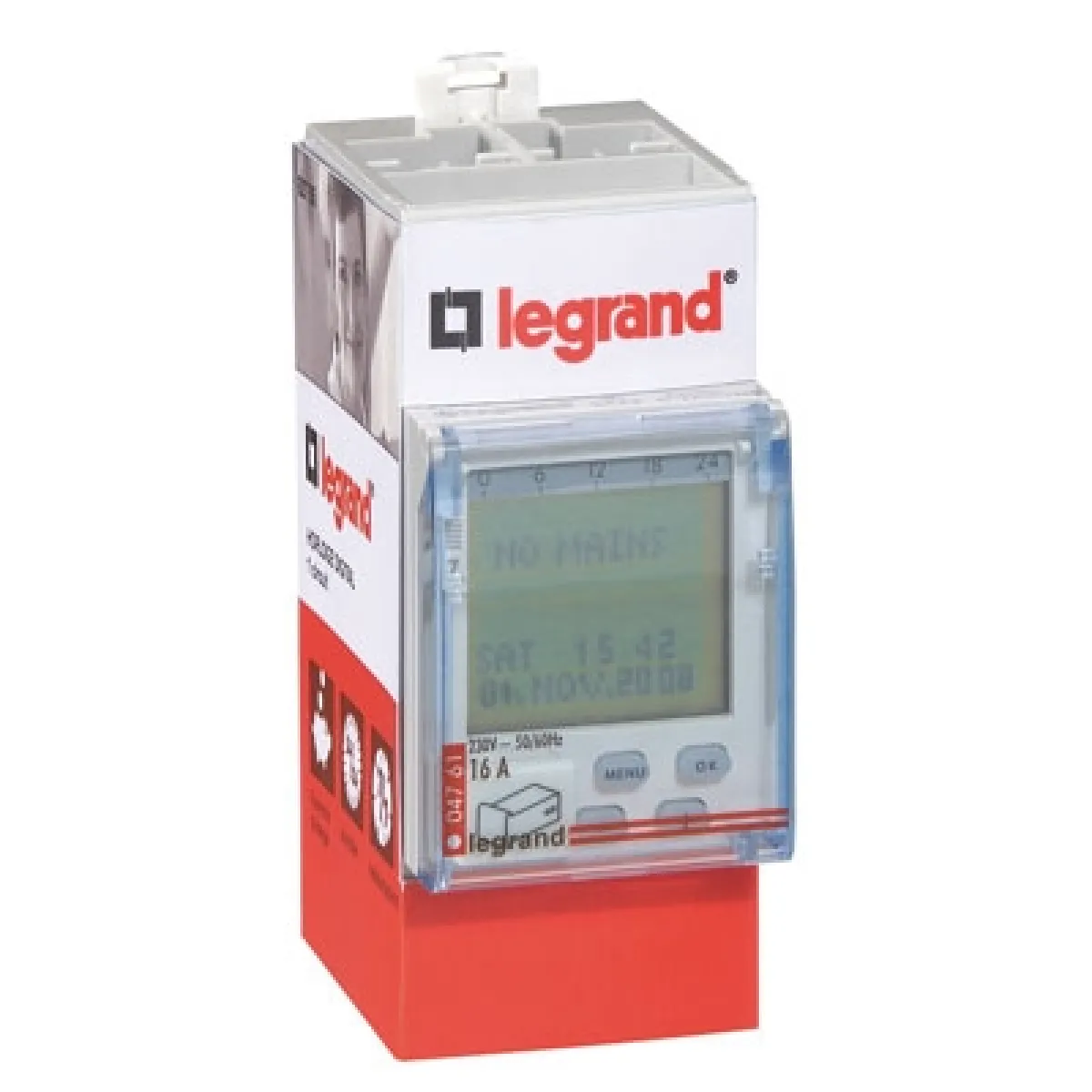 Interrupteur horaire digital - 1 canal 230 V - LEGRAND