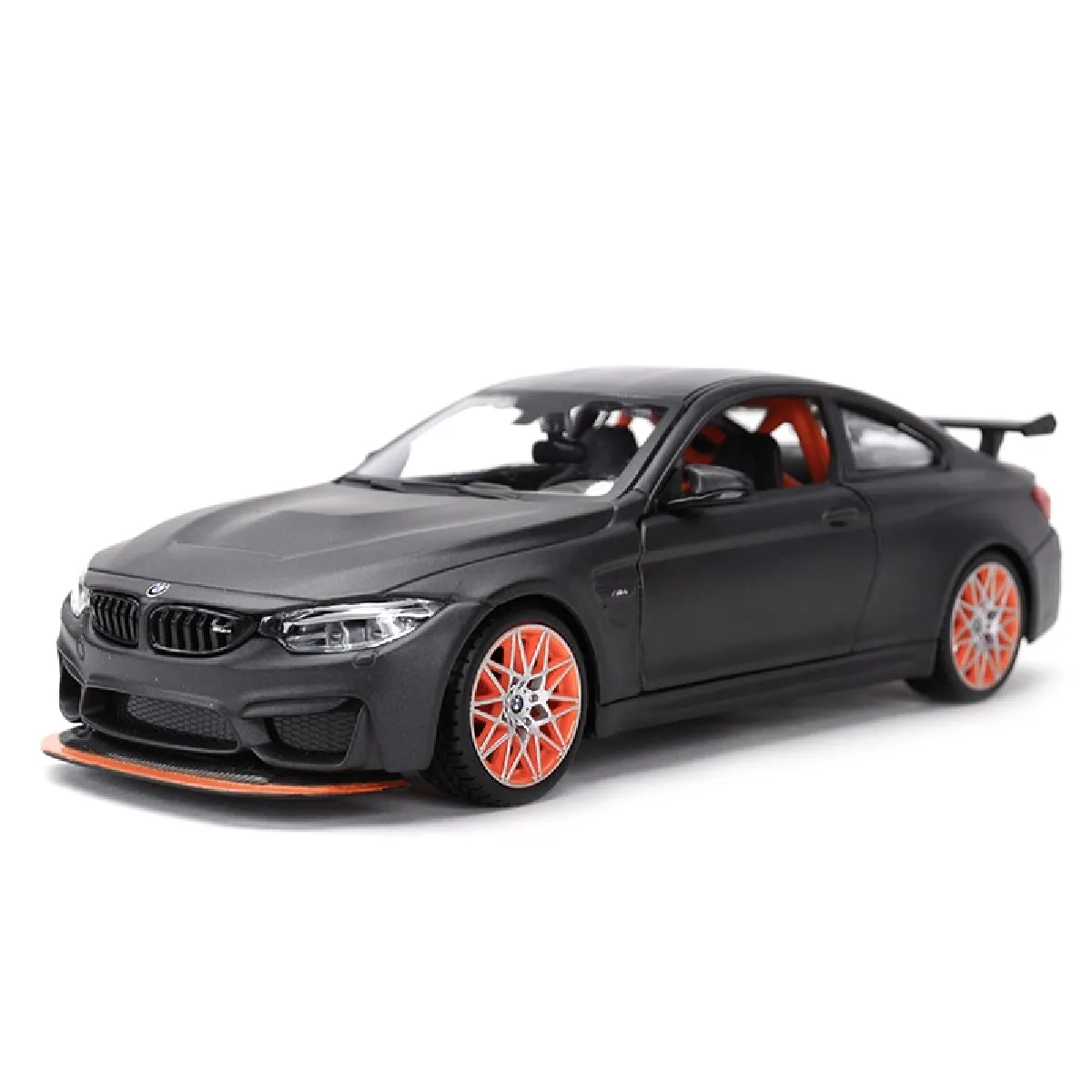 1: 24 BMW M4 GTS Coupé statique Modèle collectible Voiture Jouet - Voiture jouet moulée sous pression (noir)