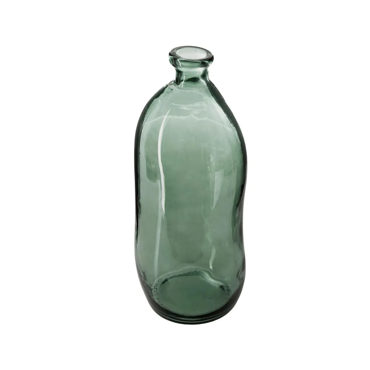 Vase bouteille verre recyclé H 51 Vert - Atmosphera