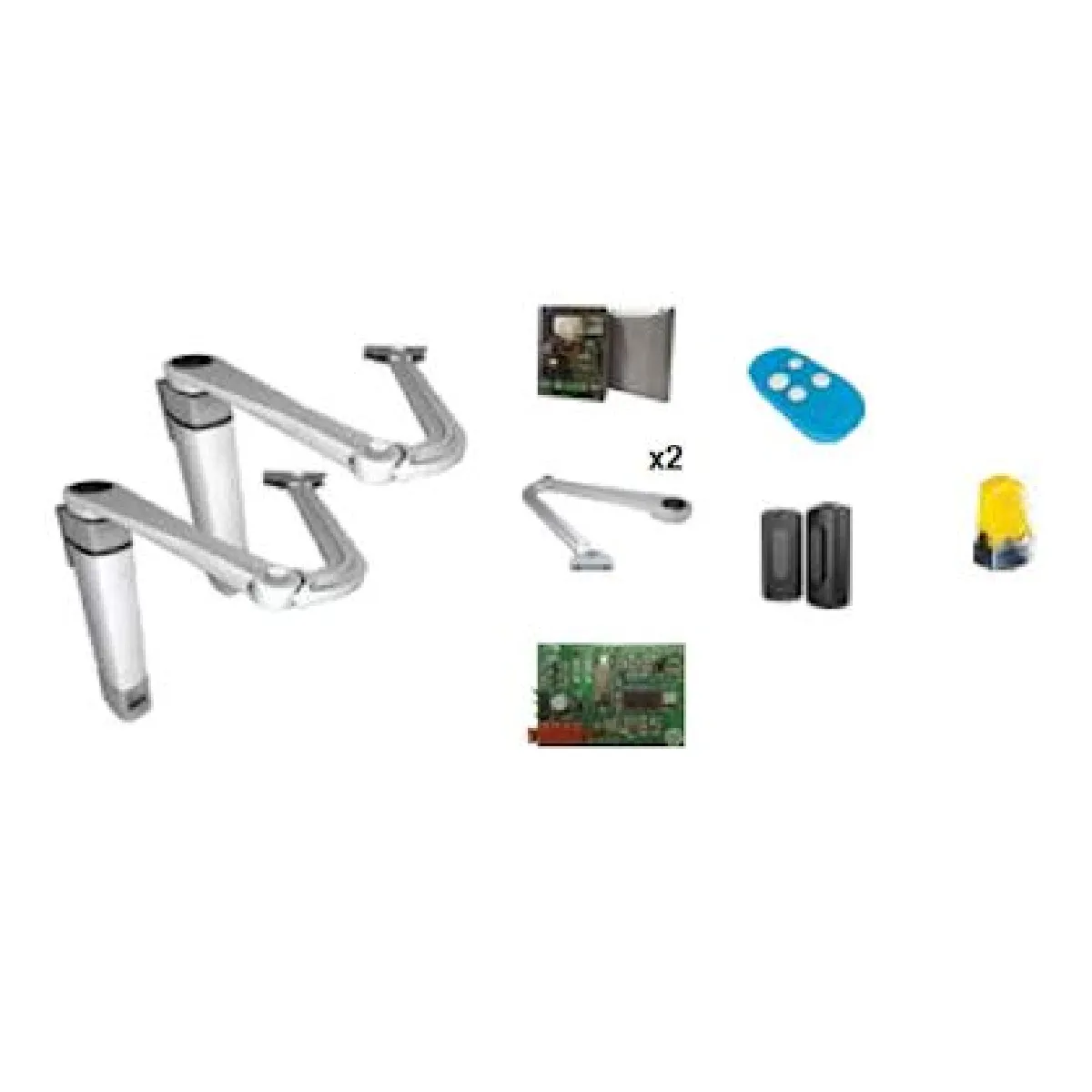 kit motorisation - portail à battant - came stylo - articulé - 24 volts - 1.8 mètres - irréversible - came 8k01mb-015