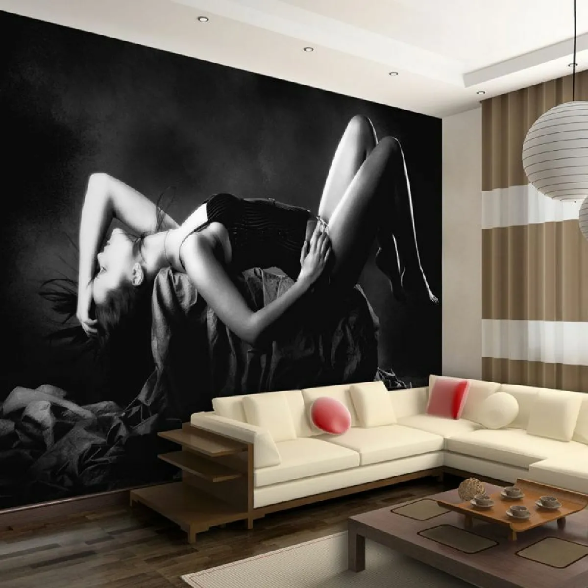 Papier Peint Femme en Lingerie Sexy 193 x 250 cm