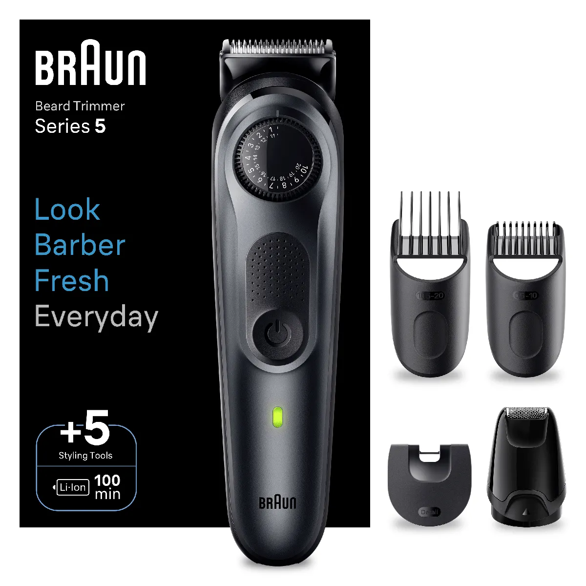 Braun BeardTrimmer 5 BT5420 - Noir