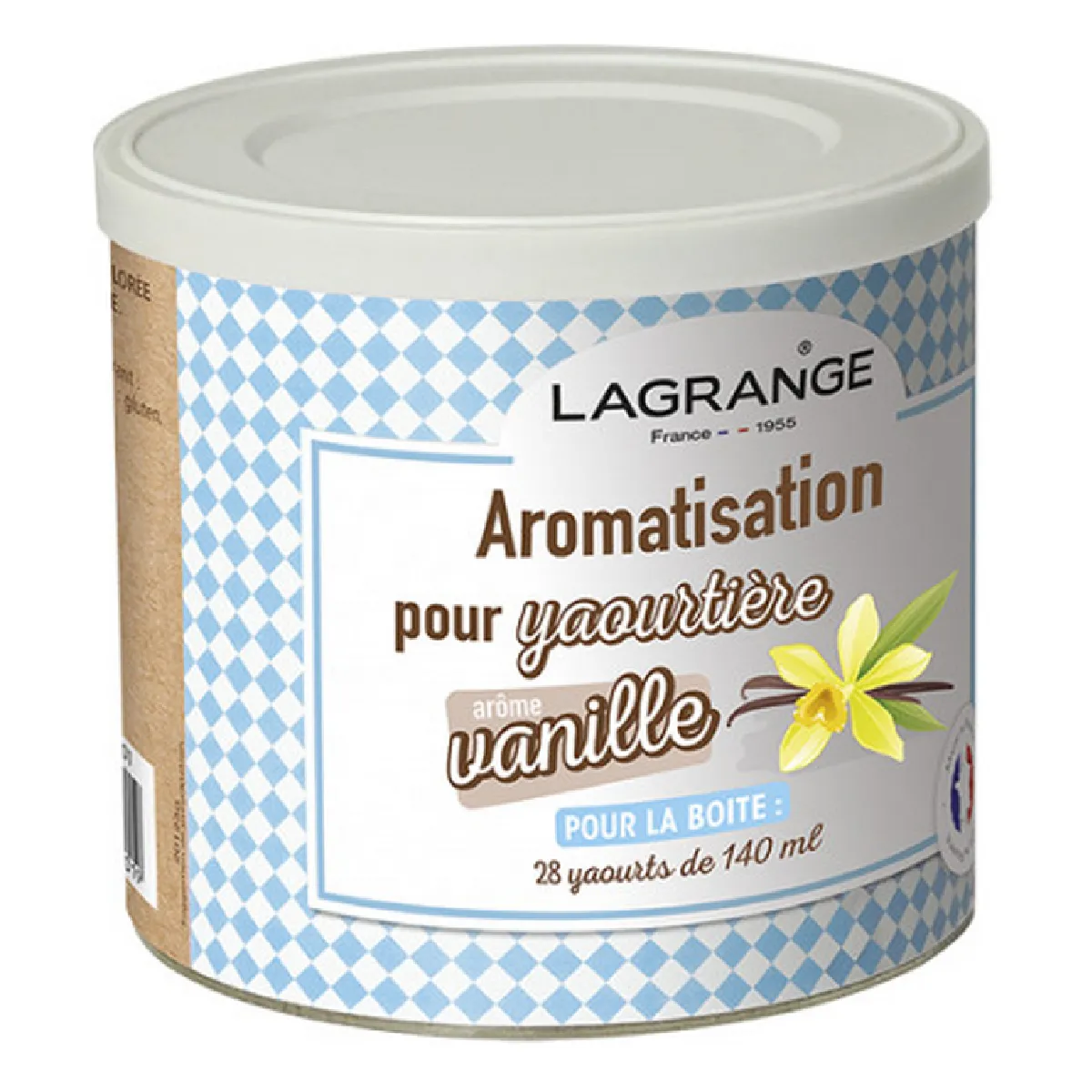 Pot de 425g arome vanille pour yaourtière - 380310 - LAGRANGE