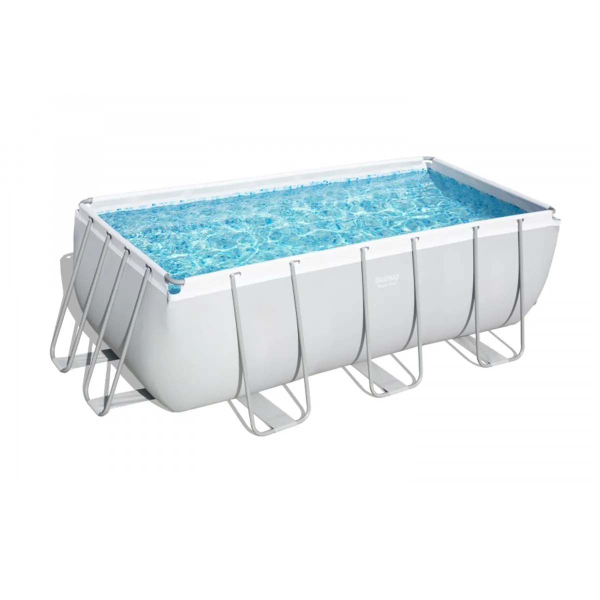 Piscine tubulaire Power Steel rectangulaire 4,12 x 2,01 x 1,22 m - Bestway