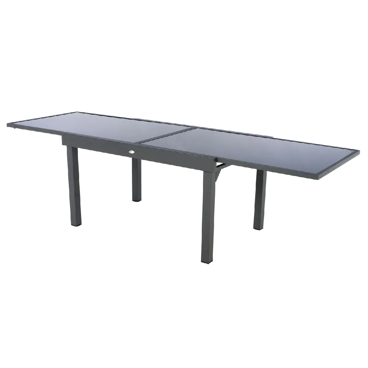 Table de jardin extensible Piazza - 10 Personnes - Gris graphite