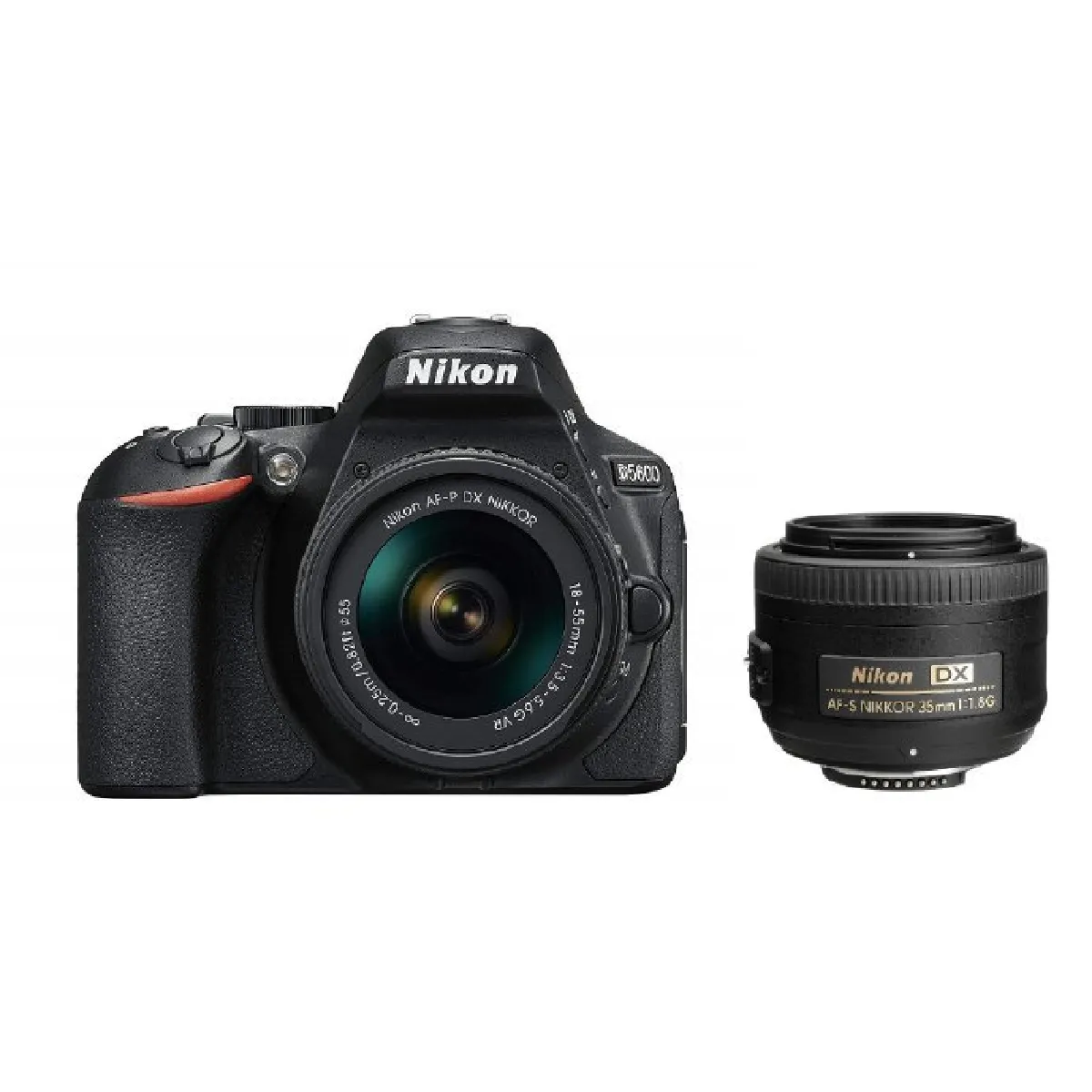 NIKON D5600 KIT AF-P 18-55MM F3.5-5.6G VR + AF-S 35MM F1.8G DX