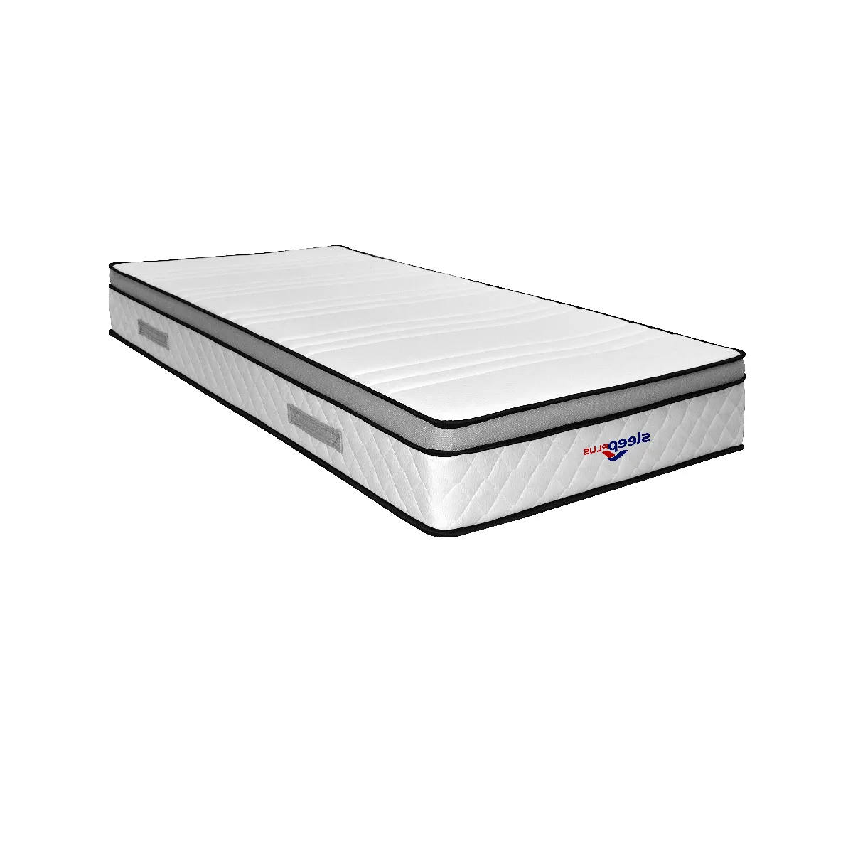 Matelas marie a Ressorts + 3 cm Latex Naturel à 70 % en 75 Kg/m3 - 140x190 Hauteur +/- 25 cm - Accueil Moelleux - Soutien Equilibre - 5 Zones de Confort - Hypoallergenique