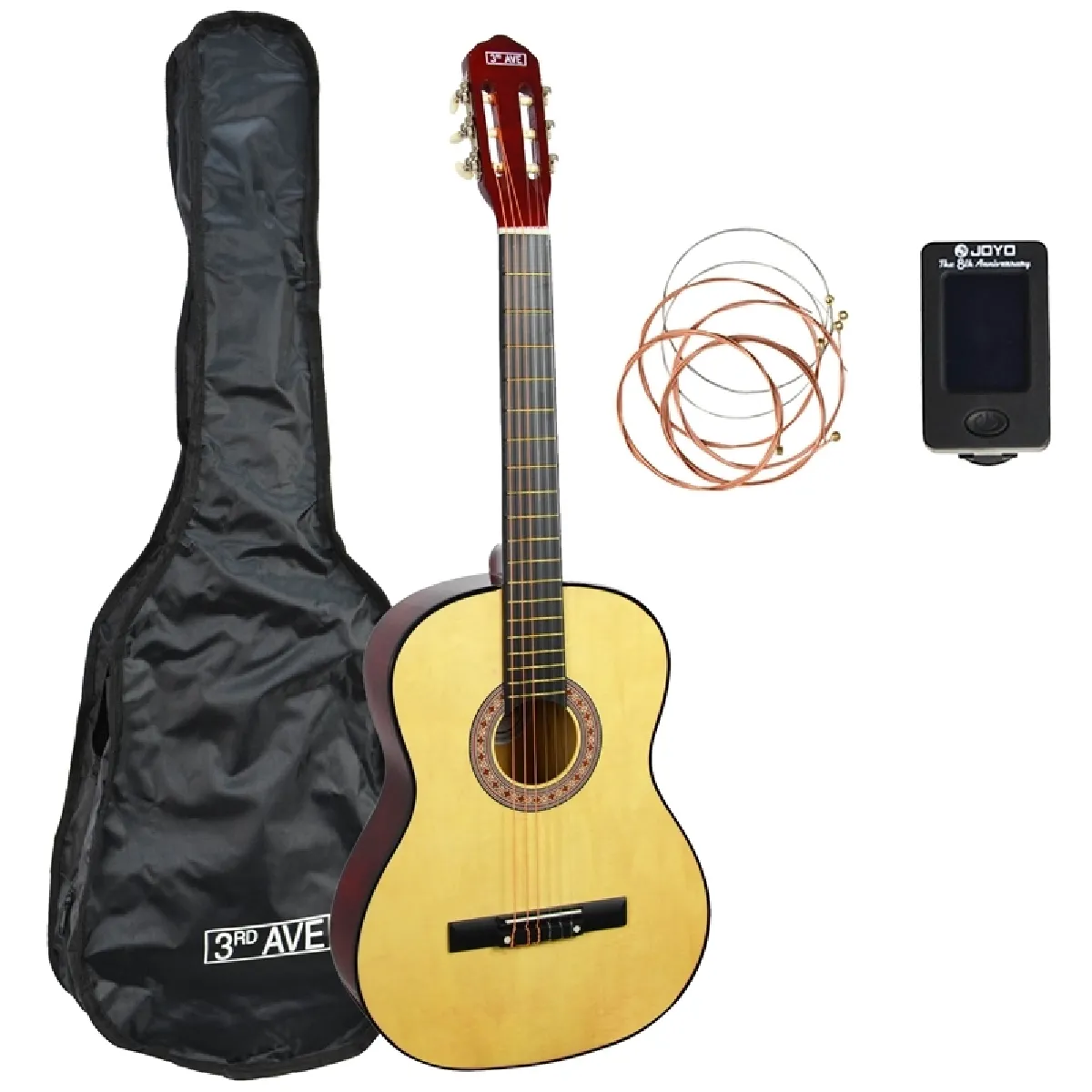 3rd Class Pack Guitare Classique 3/4 - Naturel