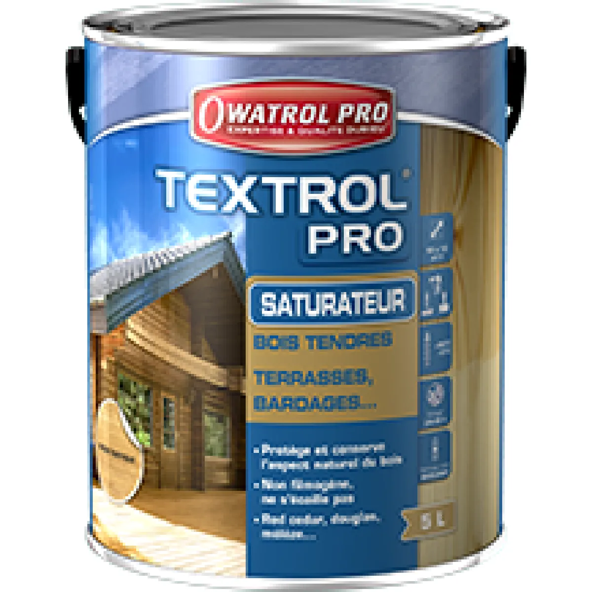 Saturateur bois Textrol Pro OWATROL - bidon 5L - incolore - 1131