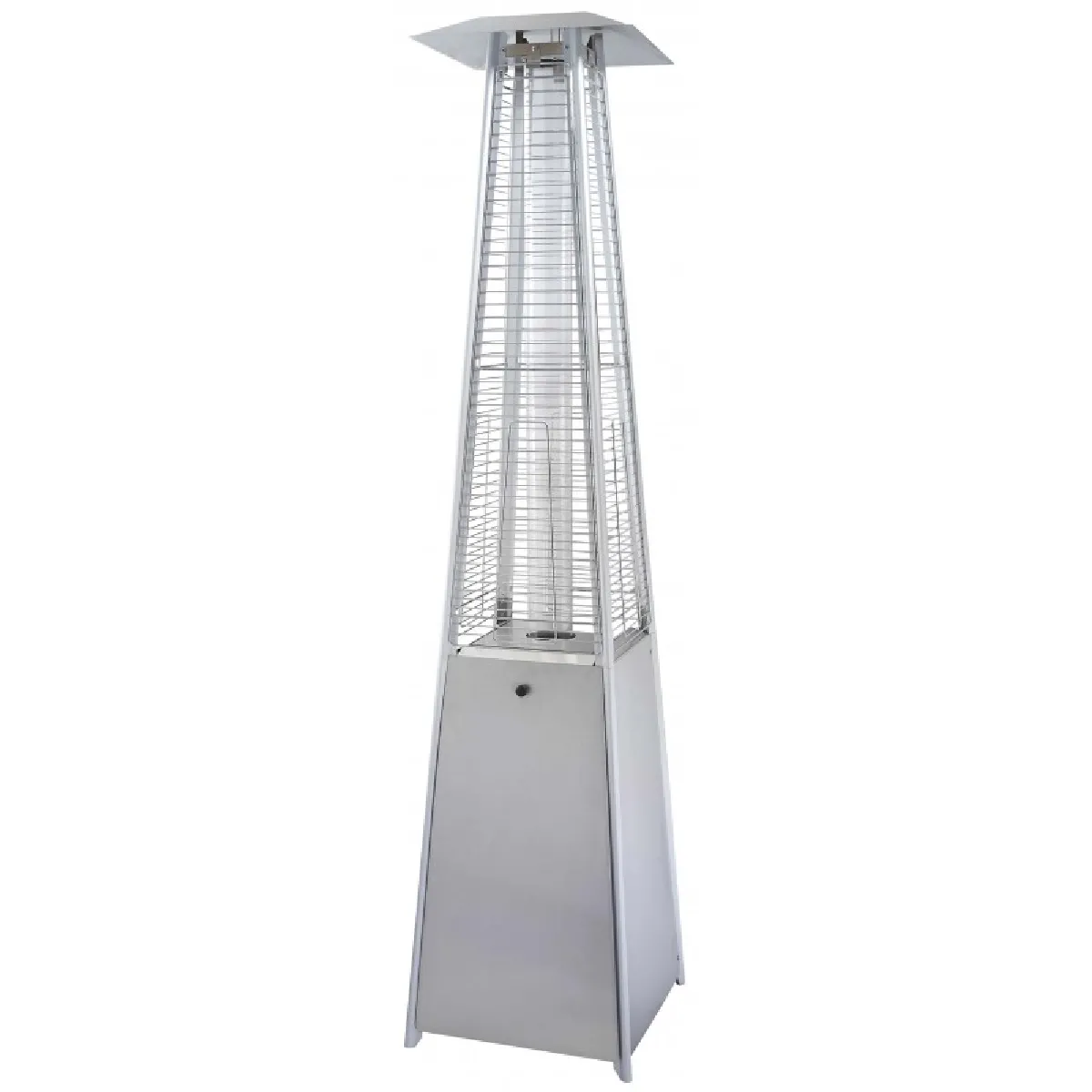 Chauffage Extérieur Gaz Favex - Pyramide - Silver- 13 Kw - Housse De Protection