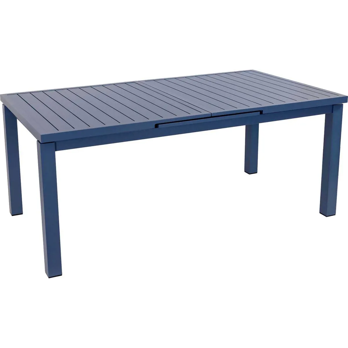 Table en aluminium extensible 8 à 10 personnes Santorin gris bleuté.