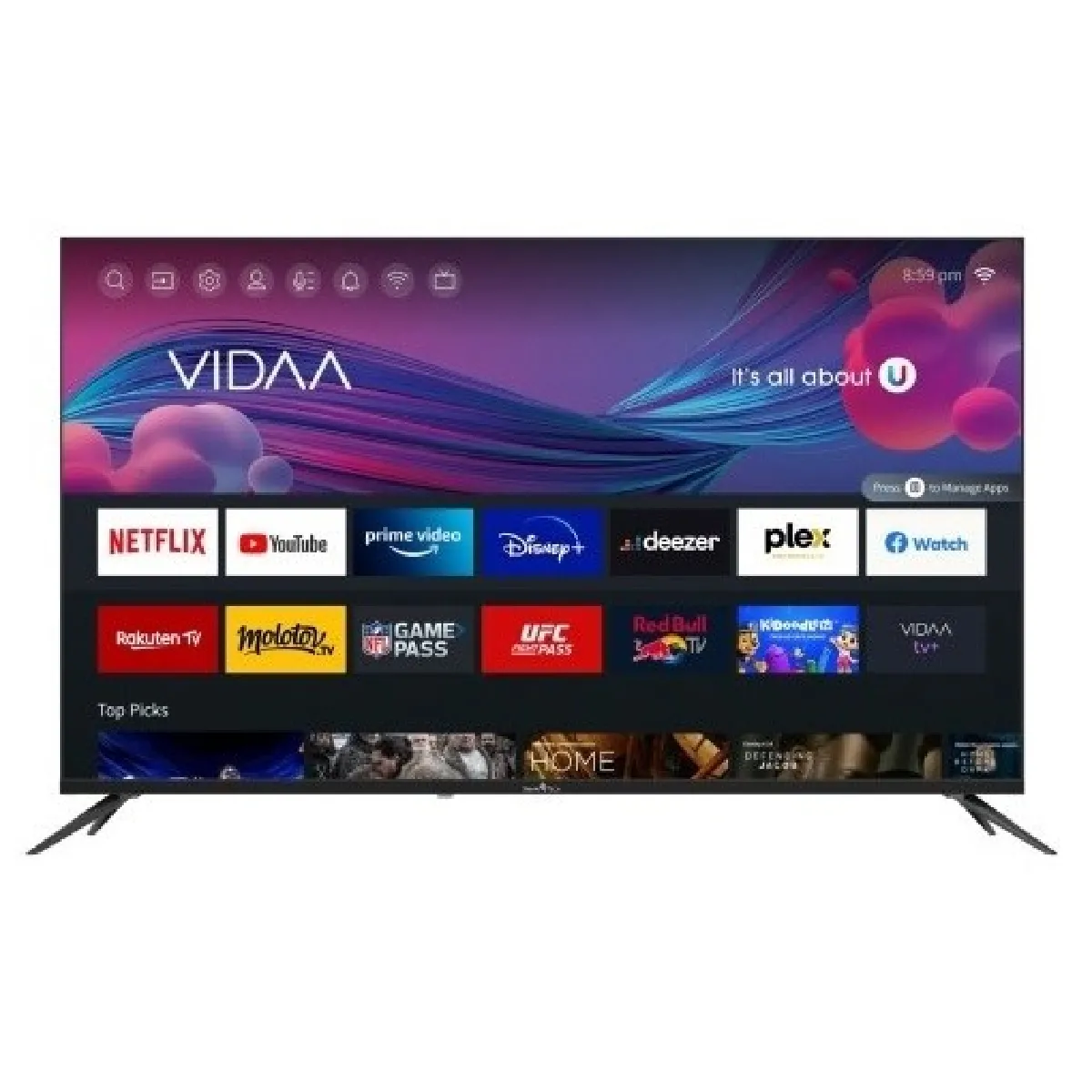 TV LED UHD 50" SMART TV VIDAA MODE HOTEL