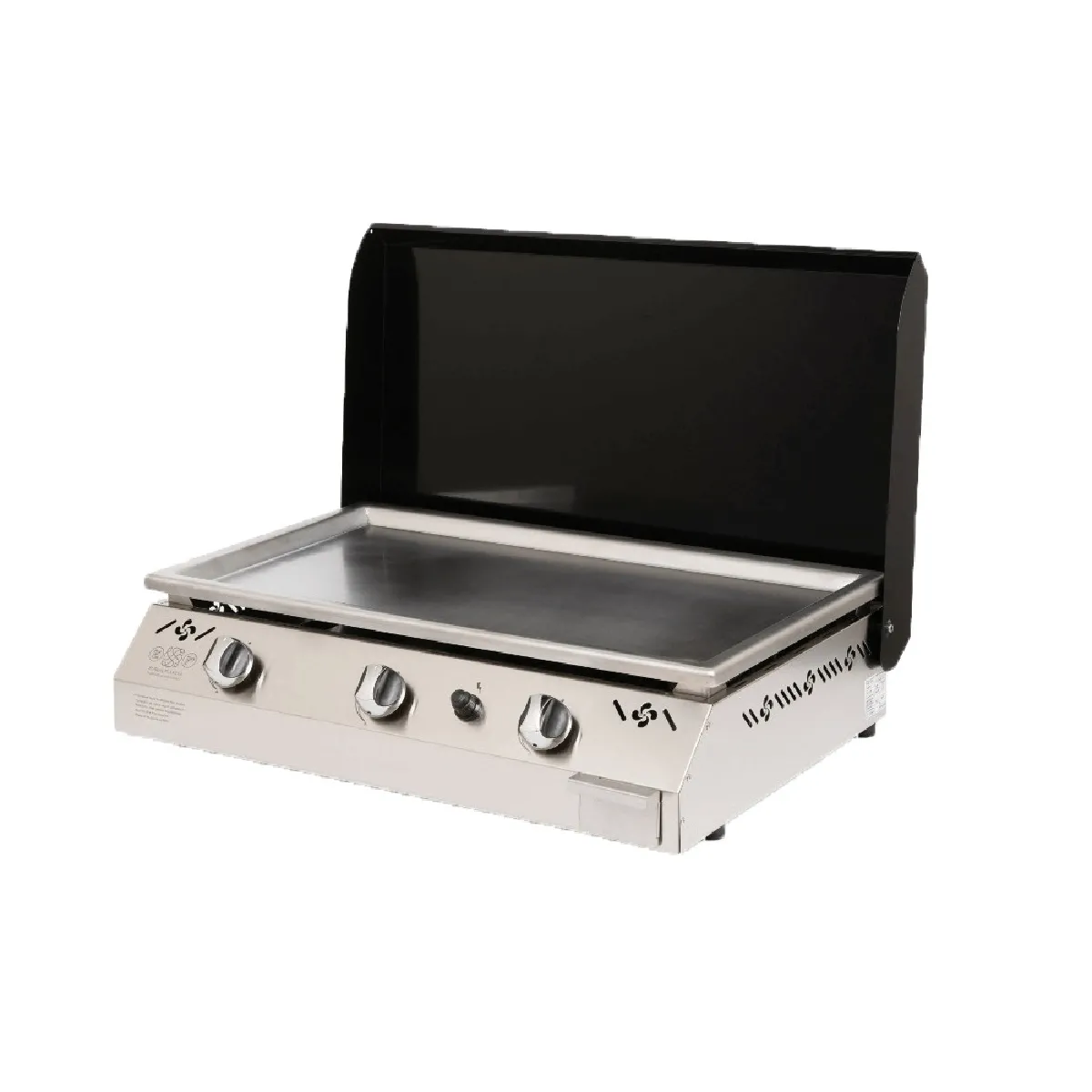 Plancha gaz 9000w plaque inox 78x45cm - IPARLAPICG - EUSKAL PLANTXA