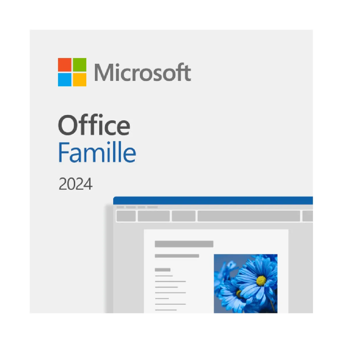 Microsoft Office 2024 Famille (Home) (clé bind ) - Clé licence à télécharger - Livraison rapide 7/7j