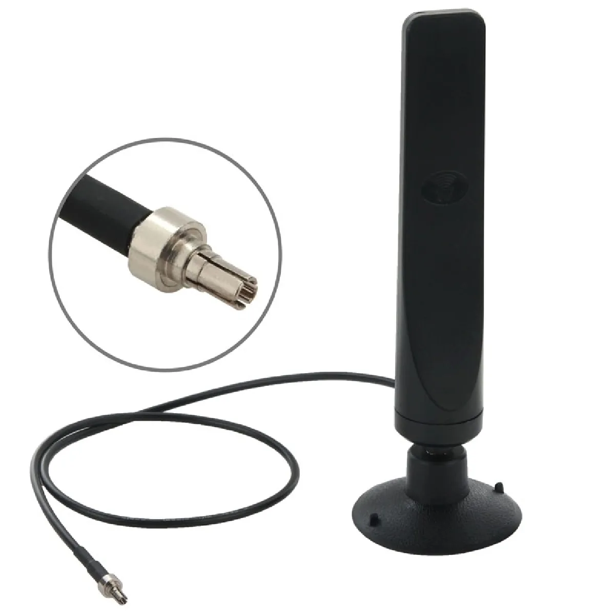 Antenne Wifi noir Haute Qualité Intérieur 12dBi CRC9 Connecteur 3G