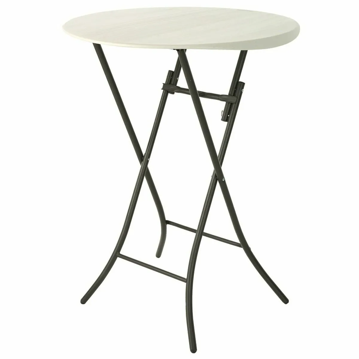 Table d'appoint Lifetime Crème 84 x 110 x 84 cm Acier Plastique