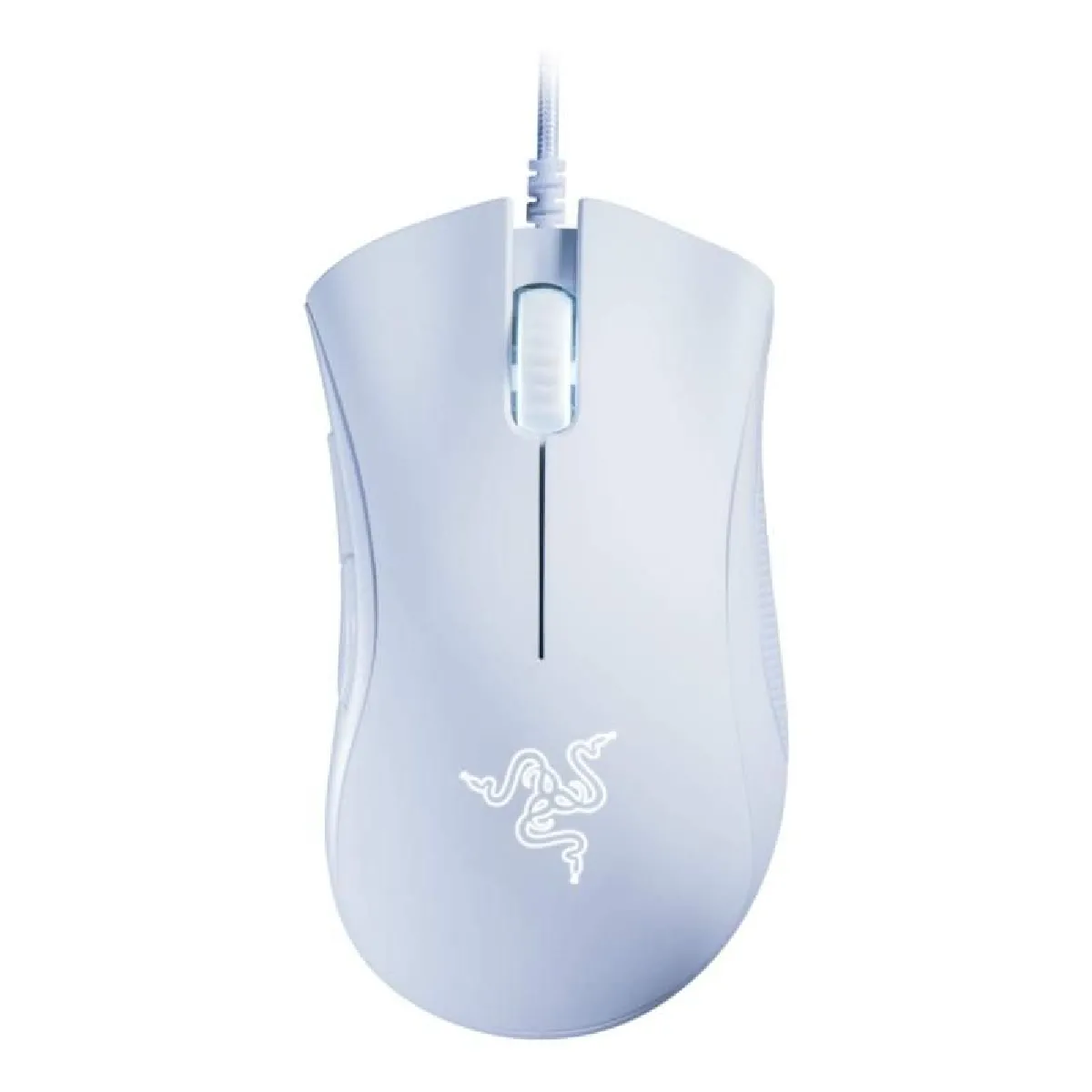 Souris de jeu Razer DeathAdder Essential Ergonomic Optique, blanche, avec fil.