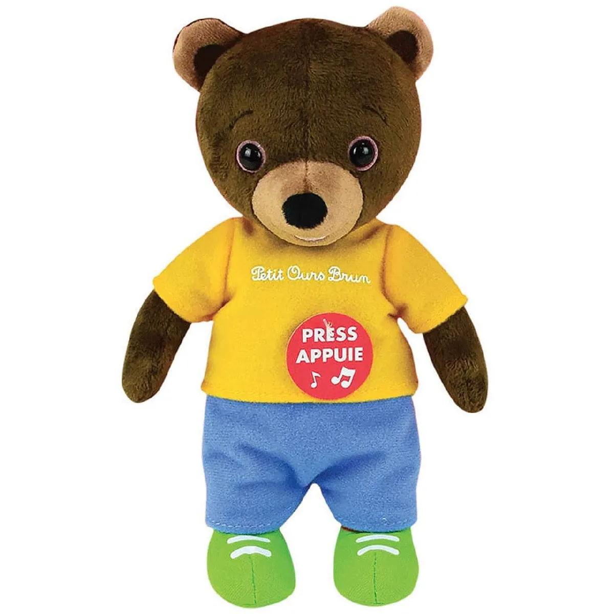 Peluche Petit Ours Brun Musicale de 20 cm