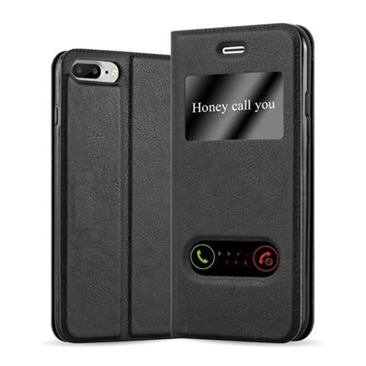 Coque iPhone 7 PLUS / 7S PLUS / 8 PLUS Etui en Noir