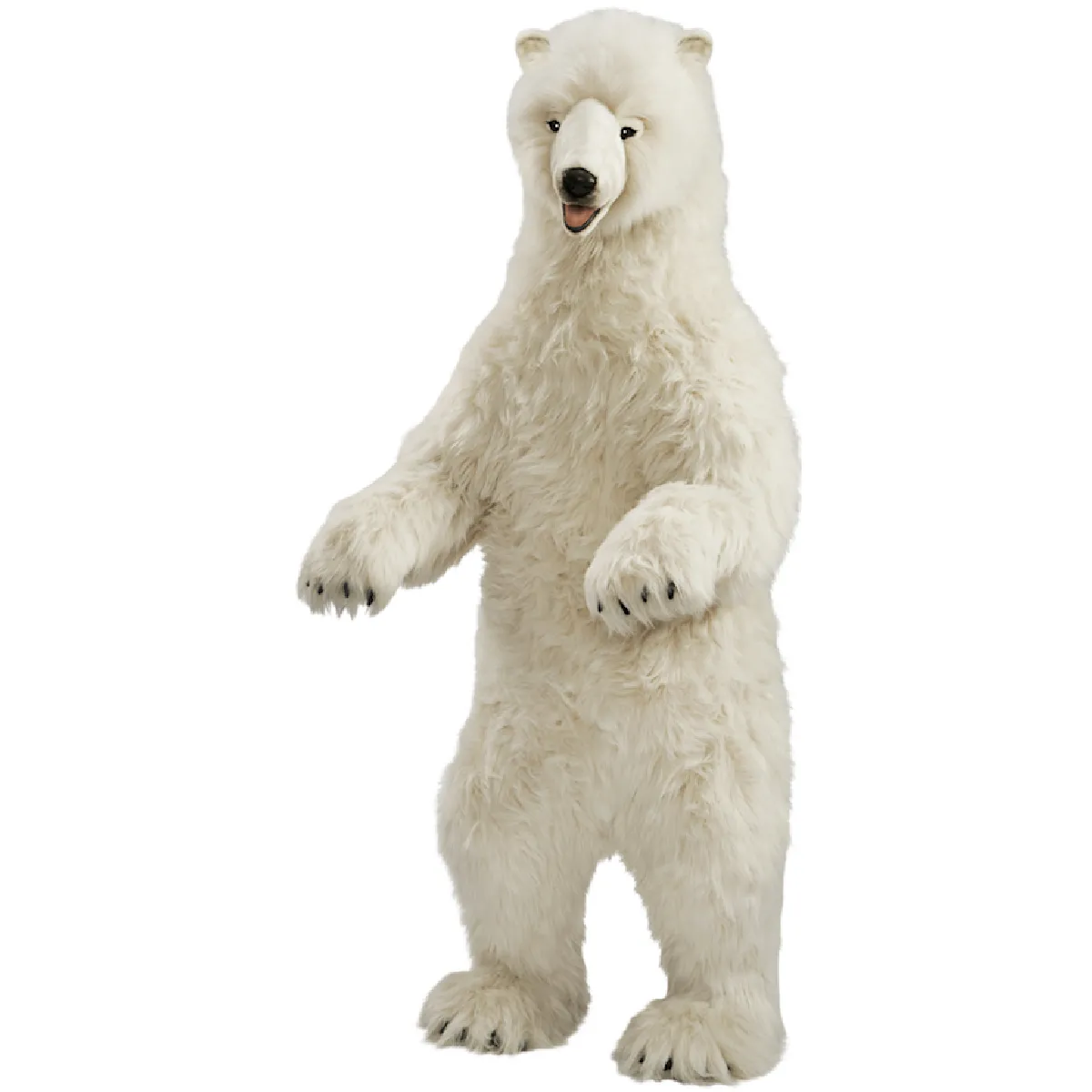 Hansa peluche Geante Ours Polaire Dresse 150 cm H et 65 cm L