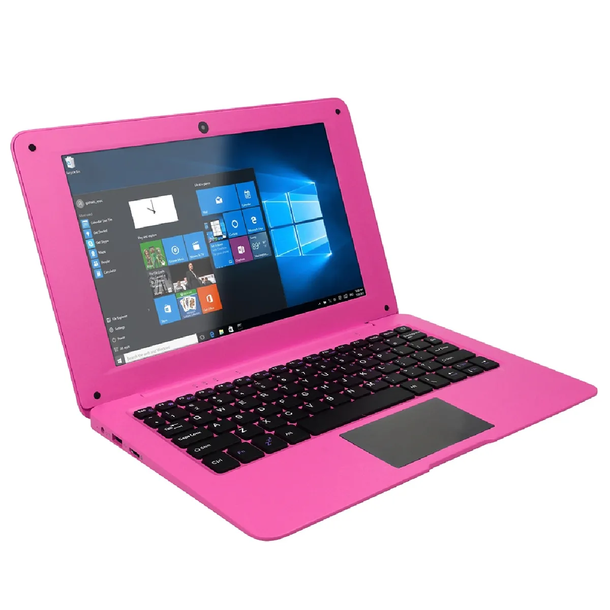 Ordinateur PC Ultraportable 10,1'' Windows 10 Intel Celeron RAM 3 Go ROM 32 Go Rose YONIS