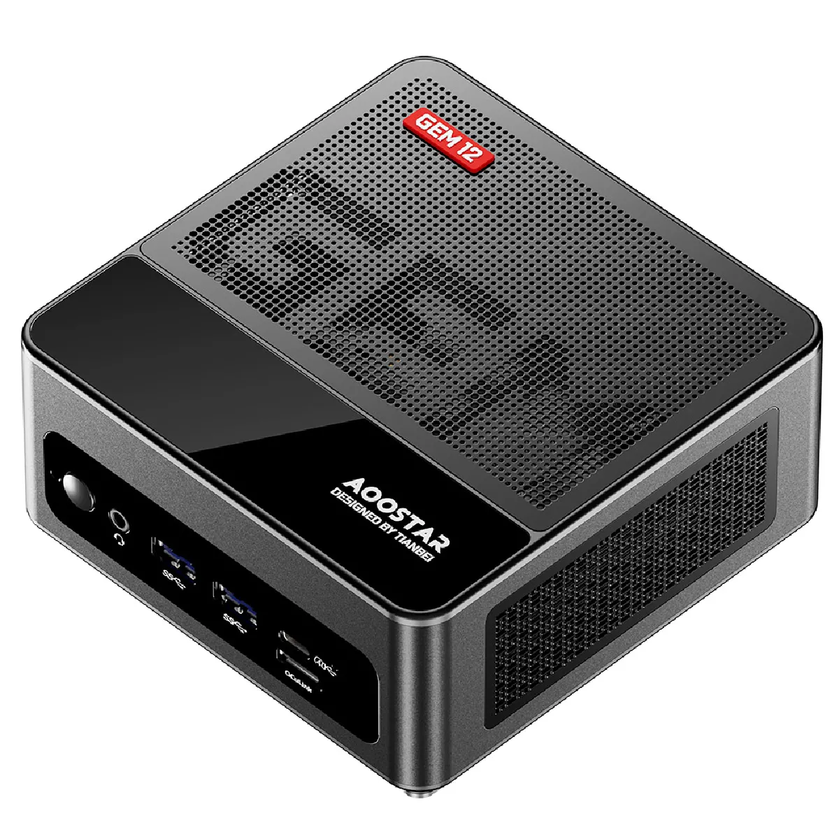 Mini PC AOOSTAR GEM12 32 Go de RAM DDR5, 1 To de SSD PCle 4.0, AMD Ryzen 9 6900HX 8 cœurs jusqu'à 4,9 GHz