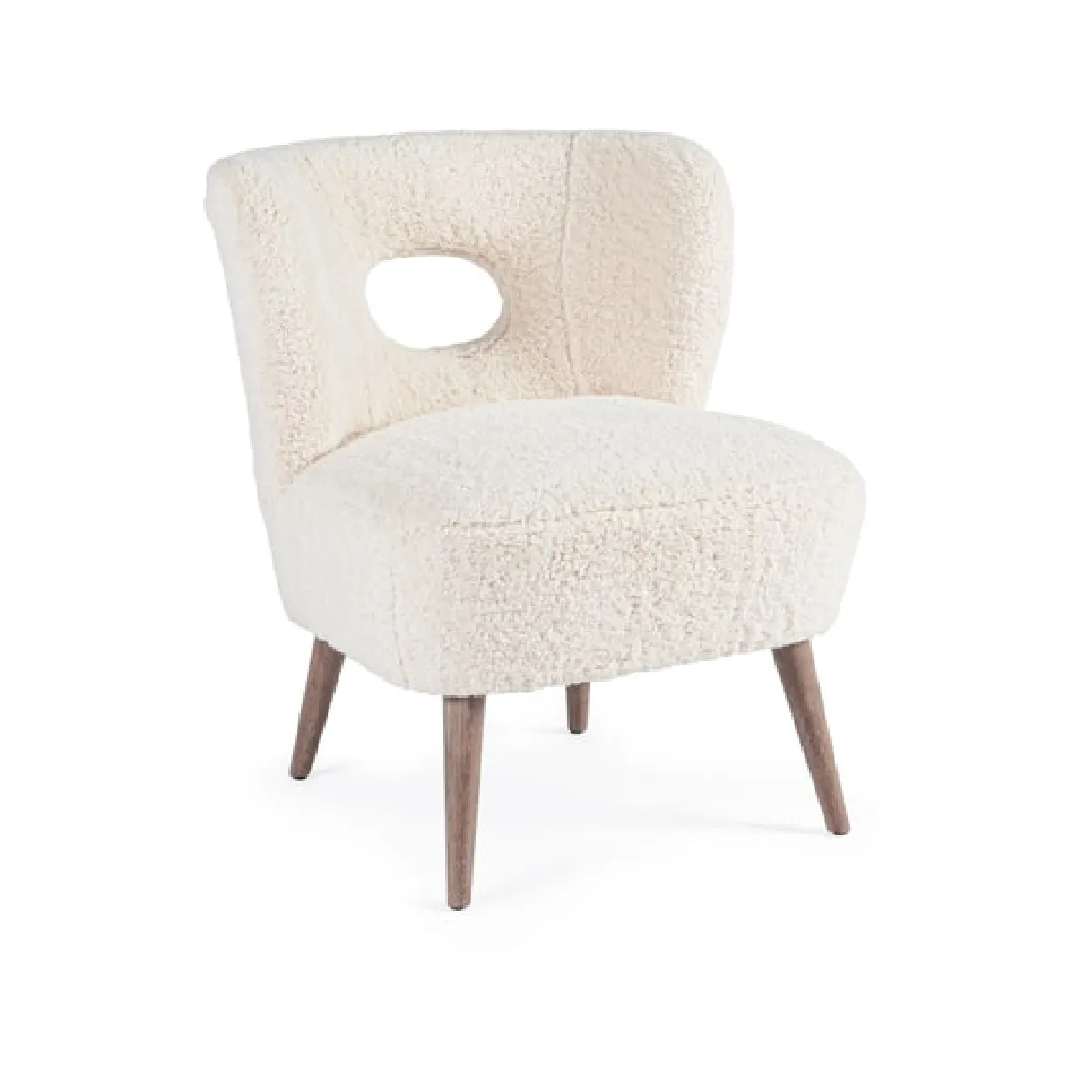 Fauteuil Cortina effet laine