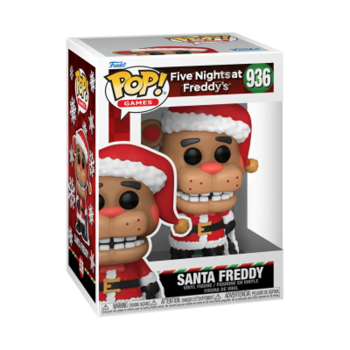 Funko POP Jeux CINQ NUITS CHEZ FREDDY'S Santa Freddy 936