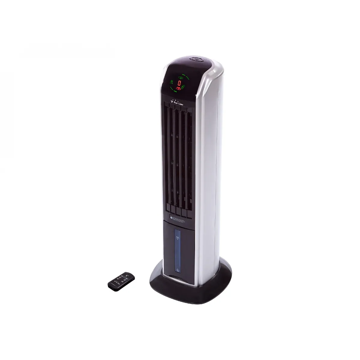 rafraichisseur d'air de 4L avec ioniseur et humidificateur 70W noir blanc gris