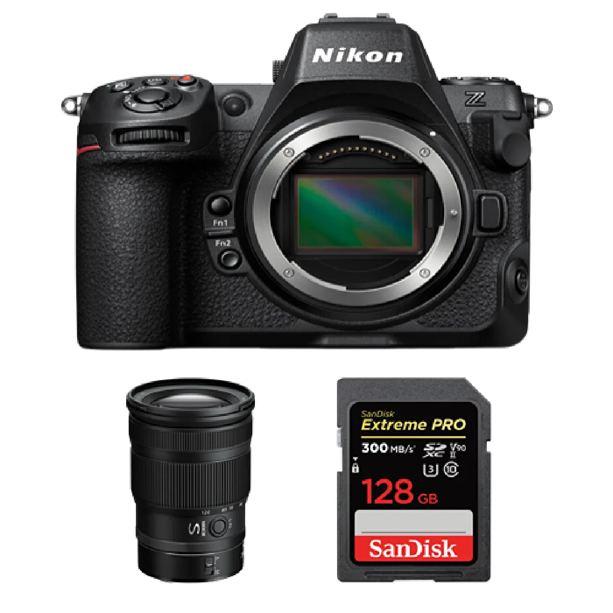 Nikon Z8 Kit Z 24-120mm f4 S + Carte SanDisk 128 Go Extreme PRO SDXC UHS-II