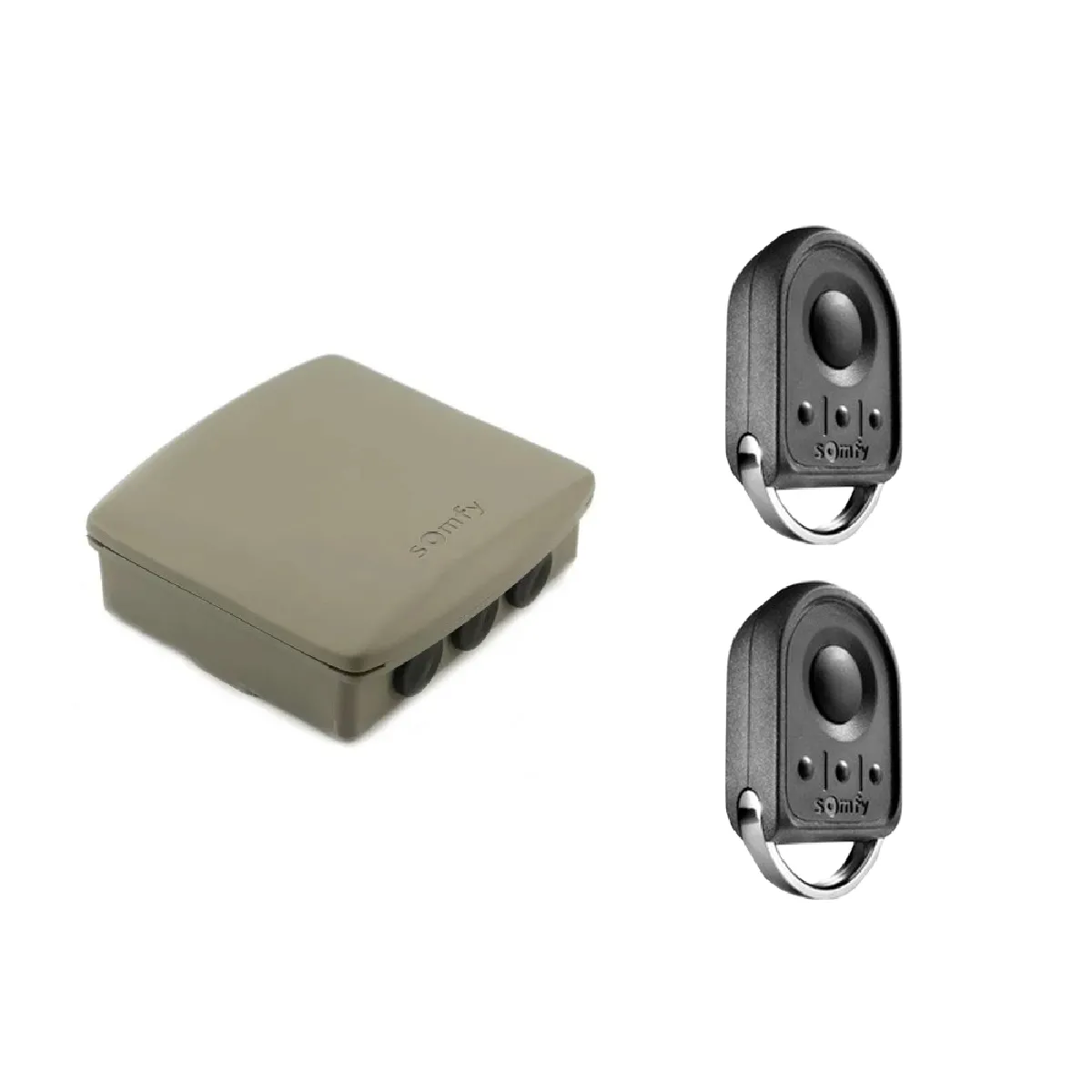 Kit SOMFY RTS récepteur + 2 télécommandes Keygo