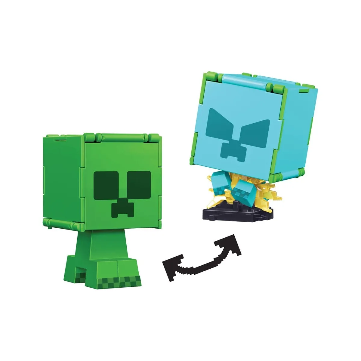 Minecraft - Figurine Flippin Creeper & Creeper