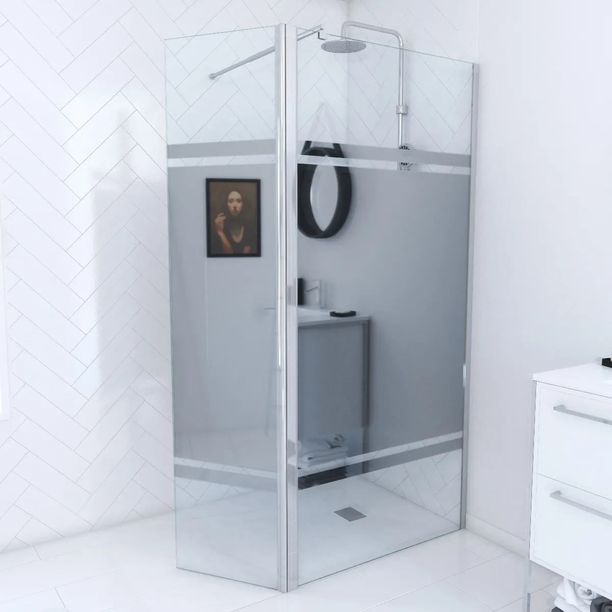 Paroi de douche 90 cm