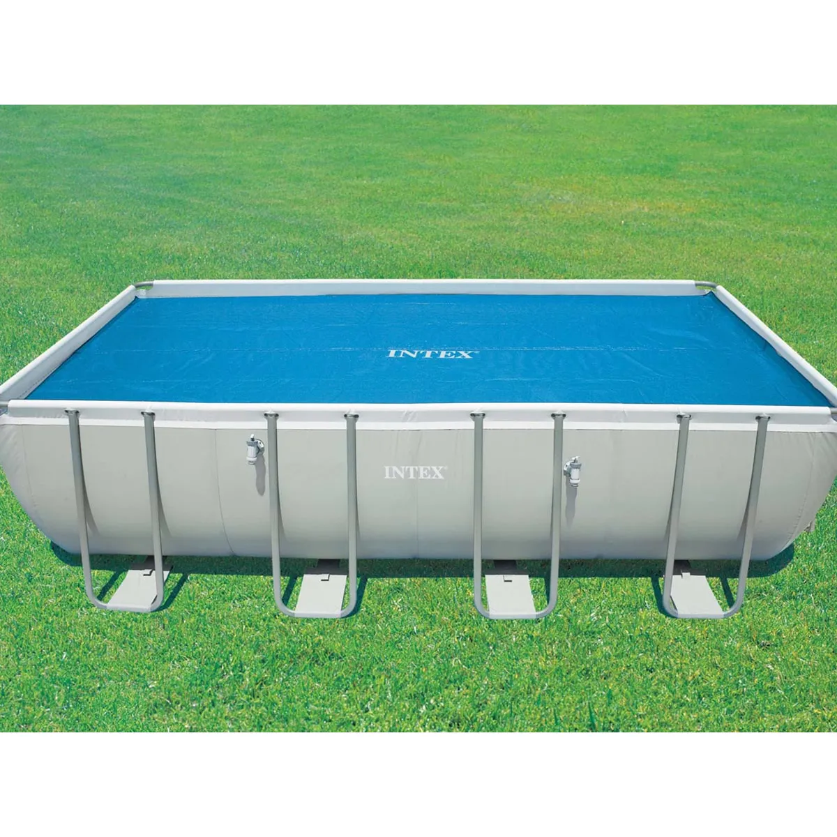 Bâche à bulles pour piscine tubulaire rectangulaire 7,32 x 3,66 m - Intex