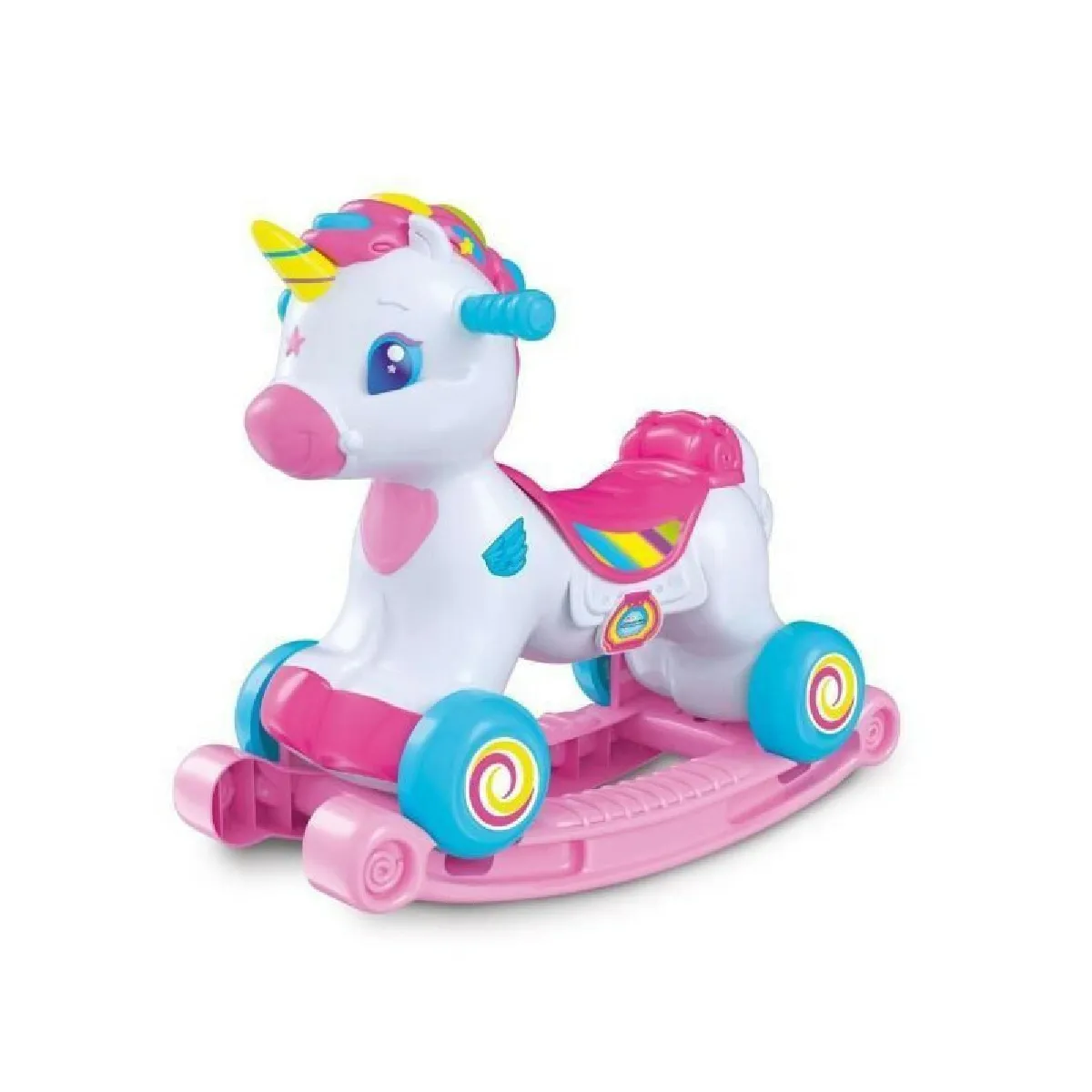 CLEMENTONI Baby - Zoe ma Licorne Preferee - Licorne a Bascule et Porteur