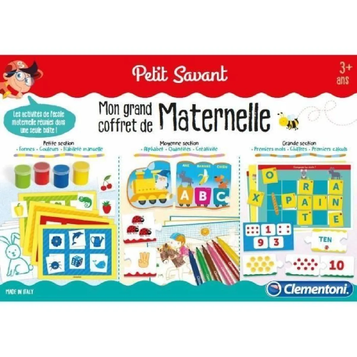 CLEMENTONI Petit Savant - Mon grand coffret de maternelle