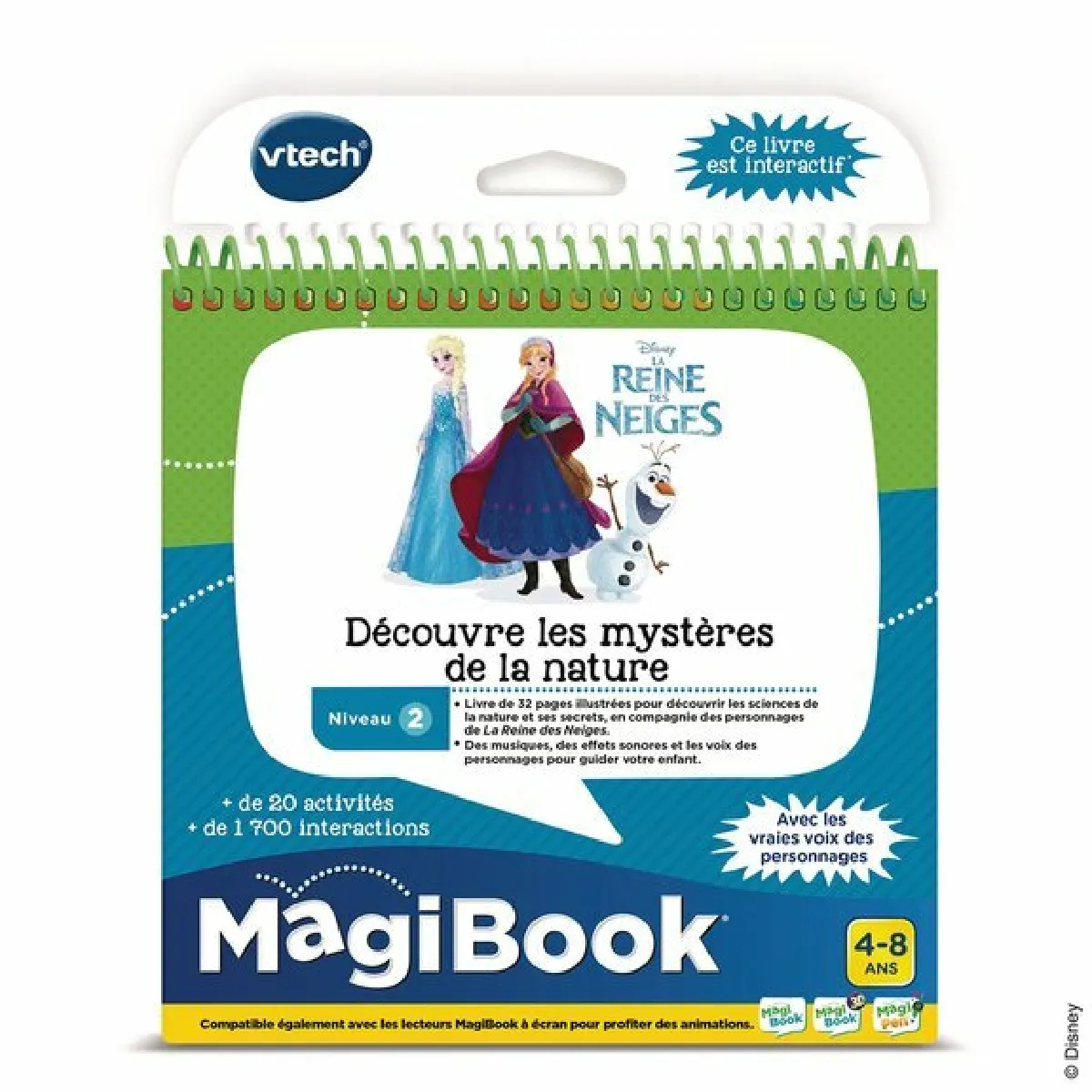 MagiBook - Livre éducatif - La Reine des Neiges