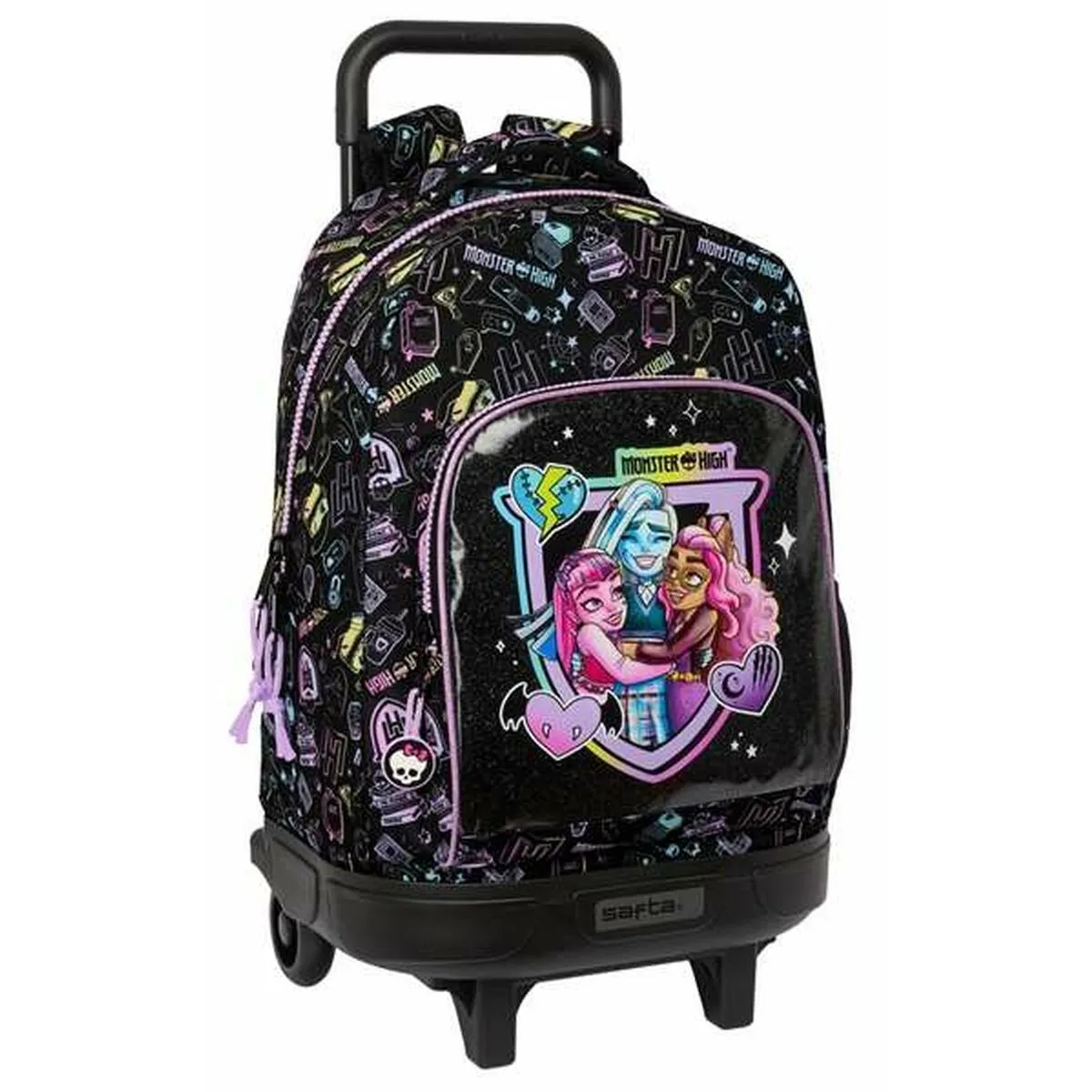 Cartable à roulettes Monster High 33 x 45 x 22 cm