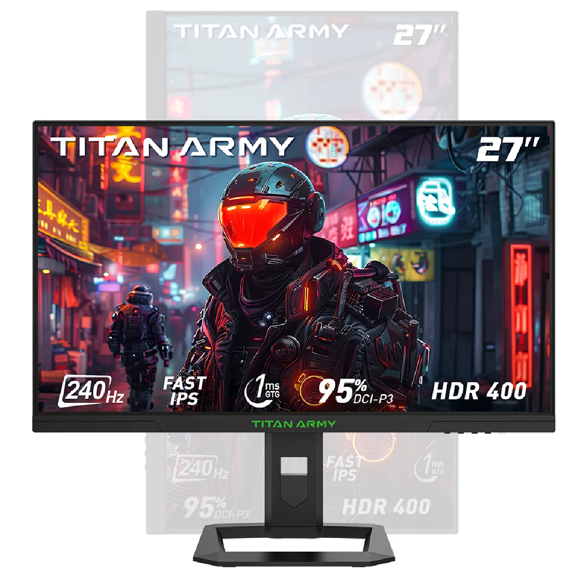 Moniteur de jeu TITAN ARMY P2710S, écran LCD IPS rapide 27 pouces 2560*1440 16:9